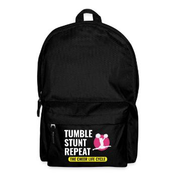 Cheerleader Cheerleading Girl Cheering Funny - Backpack - black - Front