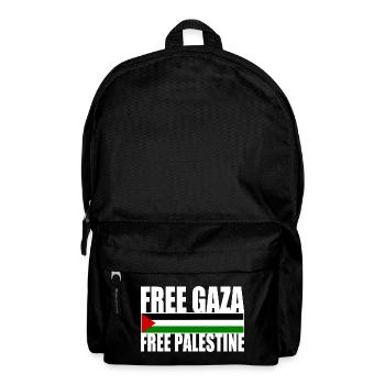 Free gaza free palestine - Sac à dos - noir - Devant