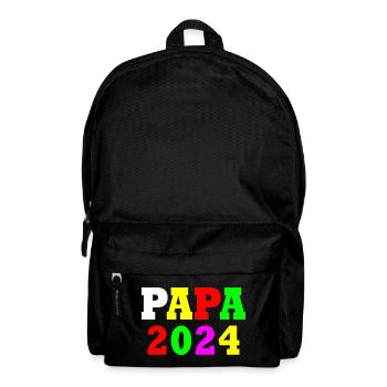 Papa 2024 - Rucksack - Schwarz - Vorne