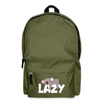 Lazy Koala - Backpack - olive green - Front