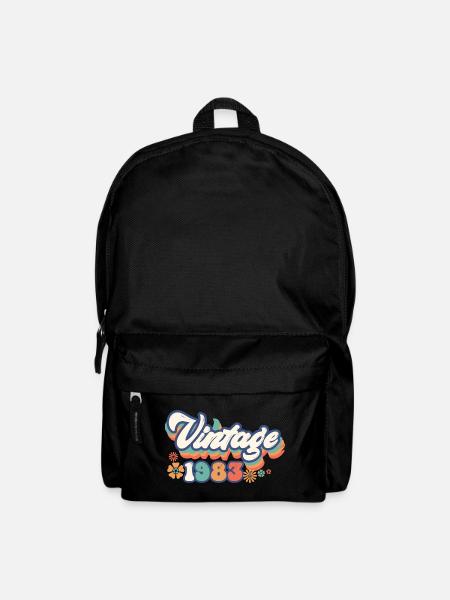 1983 Anniversaire 40 ans Vintage - Sac à dos - noir