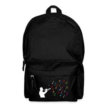 Trumpet saxophone music - Backpack - black - Front