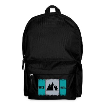 Alpinist Berg klettern Karabiner alpin Bergsteigen - Rucksack - Schwarz - Vorne