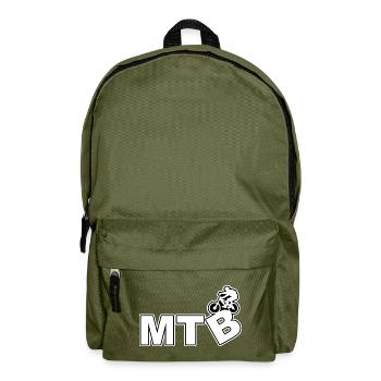 Mountain bike, MTB, mountain bike MTB, - Backpack - olive green - Front