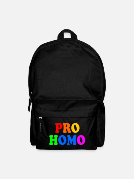 Pro homo - Rucksack - Schwarz