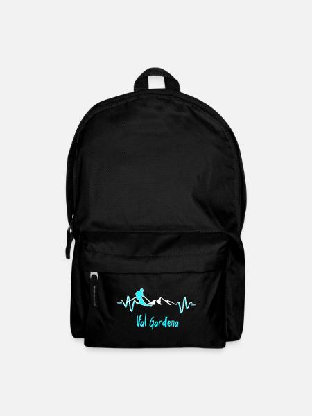 Skifahren Val Gardena - Rucksack - Schwarz