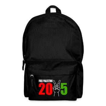 Free palestine 2025 - Rucksack - Schwarz - Vorne