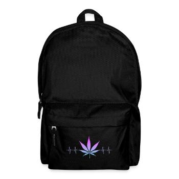 Kiffen - Rucksack - Schwarz - Vorne