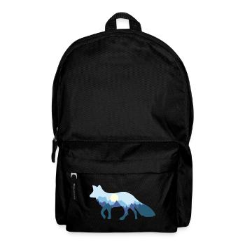 Fuchs Mondschein fox moonlight - Rucksack - Schwarz - Vorne