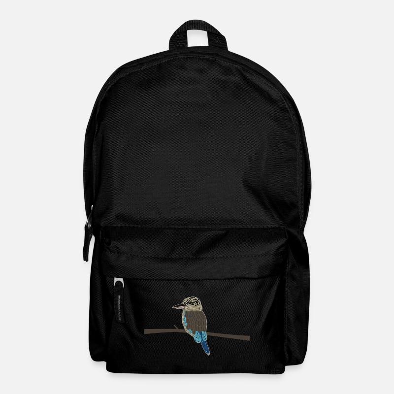 Laughing Hans - Kookaburra without background - Backpack - black