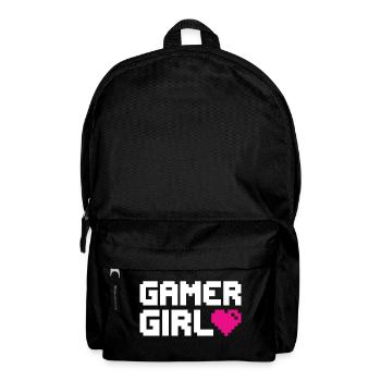 Gamer Girl Video Games Gaming - Backpack - black - Front