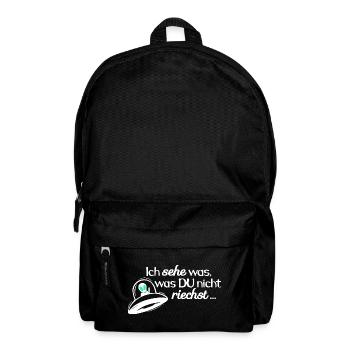 UFO - Ich sehe was - was DU nicht siehst 2 - Rucksack - Schwarz - Vorne