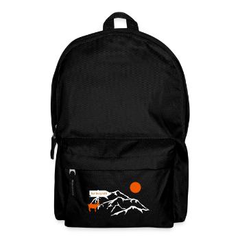 Der Berg ruft! - Rucksack - Schwarz - Vorne