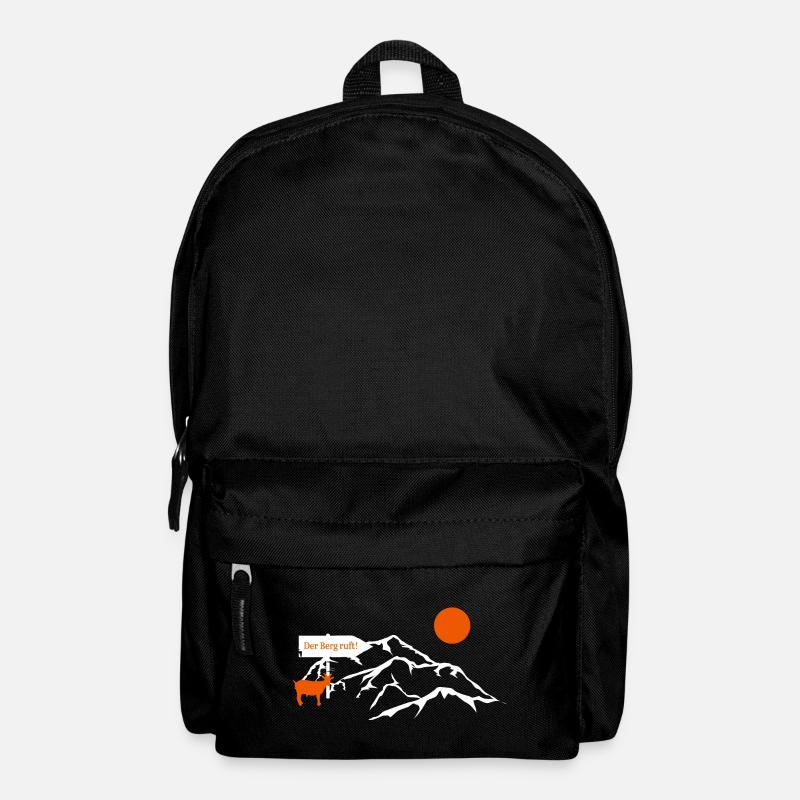 Der Berg ruft! - Rucksack - Schwarz