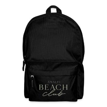 Amalfi Beach Club Logo - Backpack - black - Front