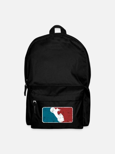 Logo de conception de baseball Simson Schwalbe - Sac à dos - noir
