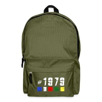 1979 anniversaire rétro vintage anniversaire NOUVEAU TIBET - Sac à dos - vert olive - Devant