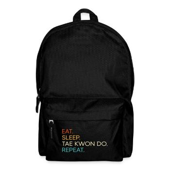 Martial Arts Taekwondo Martial Arts "tae kwon do" - Backpack - black - Front