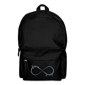 forever young - infinity sign - Backpack - black - Front