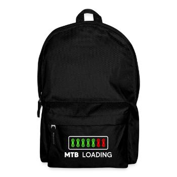 MTB Fahrrad-AKKU Fahrradkette Mountainbike - Rucksack - Schwarz - Vorne