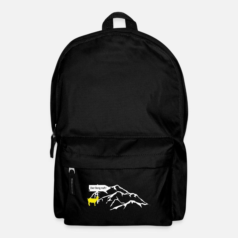 Der Berg ruft! - Rucksack - Schwarz