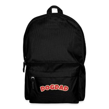 Dogdad Dog Dad Hunde Papa Hunde Vater Comic Style - Rucksack - Schwarz - Vorne
