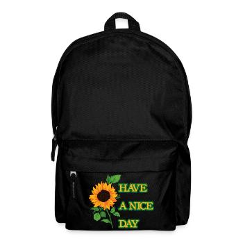 Have a nice day, gifts - Backpack - black - Front