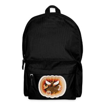 Halloween Pumpkin Silhouette Style - Backpack - black - Front