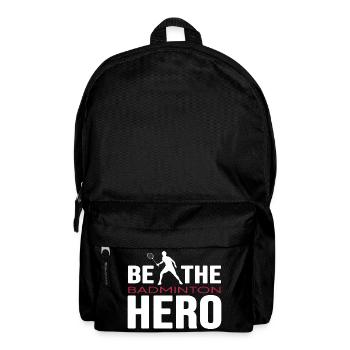 Badminton player Badminton Hero - Backpack - black - Front