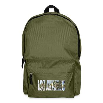 Los Angeles - Rucksack - Olivgrün - Vorne