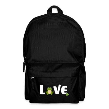 Frogs "frog love" Frog Prince - Backpack - black - Front