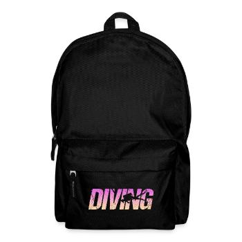 Tauchen Diving - Rucksack - Schwarz - Vorne