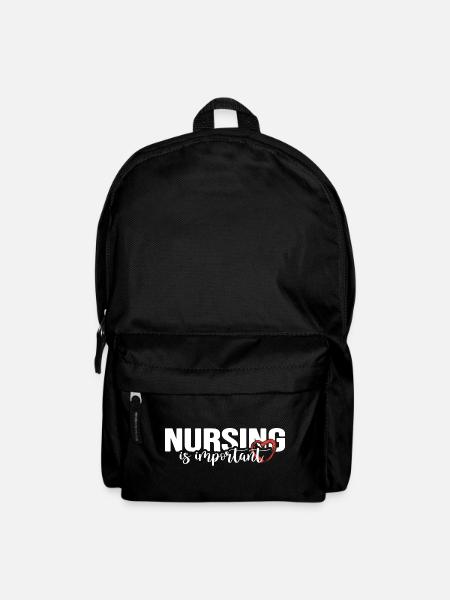 Krankenschwester Intensiv-Pflege Nurse Pflegepool - Rucksack - Schwarz