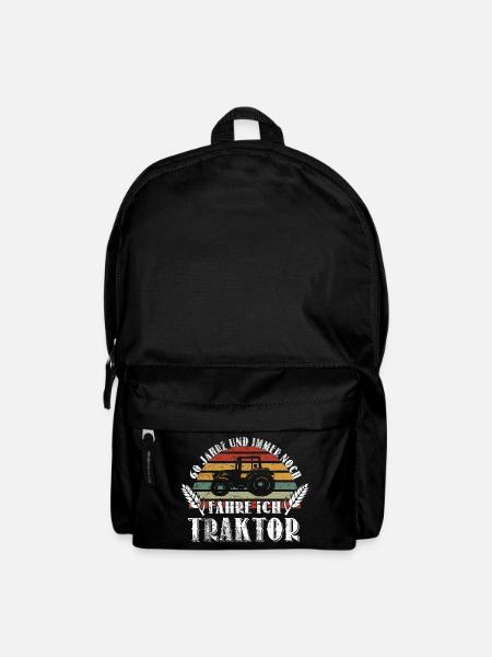 60 Geburtstag Landwirt Bauer Traktor 60 Jahre - Rucksack - Schwarz