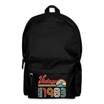 1983 Anniversary Retro Vintage Gift - Backpack - black - Front