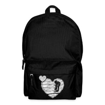 Curling curling curling stone curling sport - Backpack - black - Front
