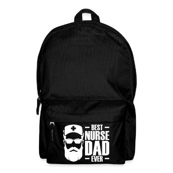 Best Nurse Dad Ever - Nurse Caregiver - Backpack - black - Front