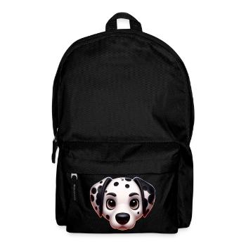 Dalmatiner Baby Kopf Comic Cartoon - Rucksack - Schwarz - Vorne