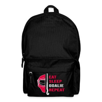 Hockey Feldhockey-Torwart HockeyGoalie Hockeysport - Rucksack - Schwarz - Vorne