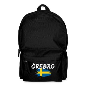 Örebro Flagge Schweden - Rucksack - Schwarz - Vorne