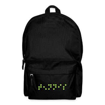 Balle de tennis « Tennis Code Braille » - Sac à dos - noir - Devant