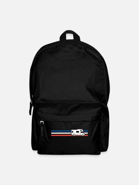 Camping-Bus flagge nationale de france - Rucksack - Schwarz
