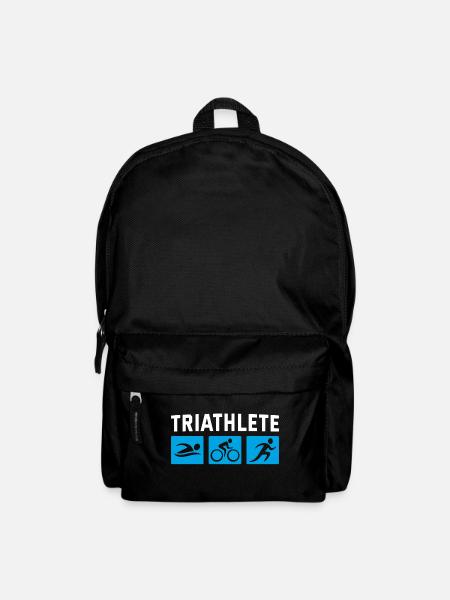 Triathlon Triathlete - Rucksack - Schwarz