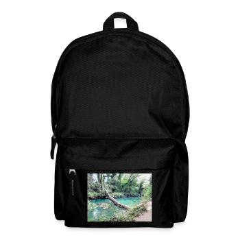 Drawing of Provence - Rivière de la Bresque - Backpack - black - Front