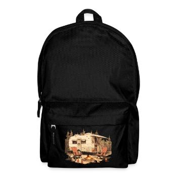 Camping Nature Wine Campfire - The Alps Designer - Backpack - black - Front