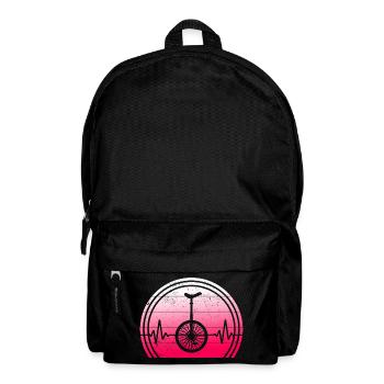 Unicycling, unicycle, unicycleartist, Unicyclefun - Backpack - black - Front