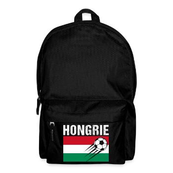 Hungary Flag Hungarian Football Gift - Backpack - black - Front