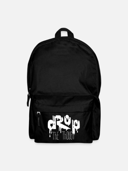 Tiefgehende Gedanken – Kreatives Design für Denker - Rucksack - Schwarz