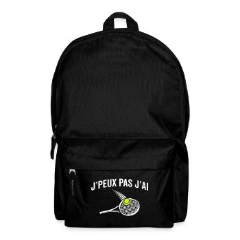 j'ai tennis - Sac à dos - noir - Devant