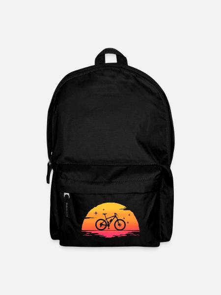 sunrise t-shirt vélo de montagne vtt vélo - Sac à dos - noir